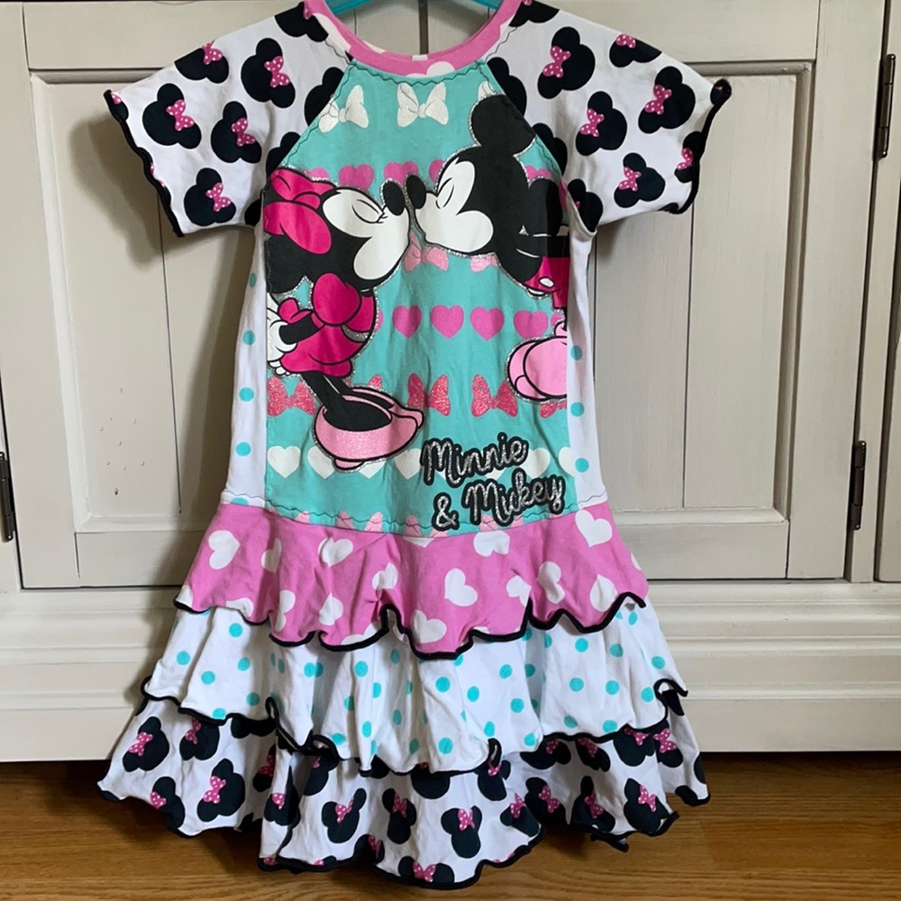Disney Mickey and Minnie inspired custom dress